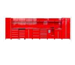Garage Cabinet and Tool Storage Combination with Drawers Powder Coat Steel