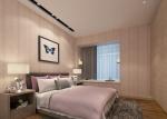 0.53*10m Durable Pink PVC European Style Wallpaper For BedRoom / living room