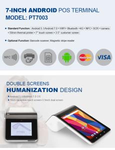Quality Commercial Mini Handheld Mobile Point Of Sale Terminal Long Operations Hours wholesale