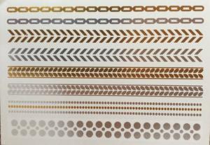 Quality Metallic foil tattoo wholesale