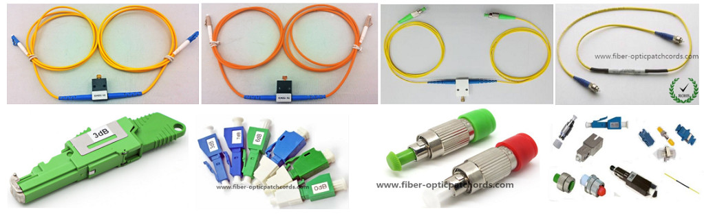 Male To Female Type FC Fiber Optic Attenuator Low PDL For FFT System FC Attenuator adjustable