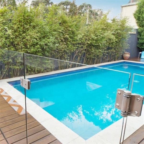 High Strengthened Semi-Frameless Tempered Glass and Aluminium Alloy Garden Fence