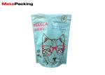 Zipper Stand Up Pet Food Packaging Bags Customized Thickness For Cat