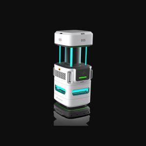 Quality Lithium Battery 30Ah Polyurethane Disinfection Robot For Home Schedule wholesale
