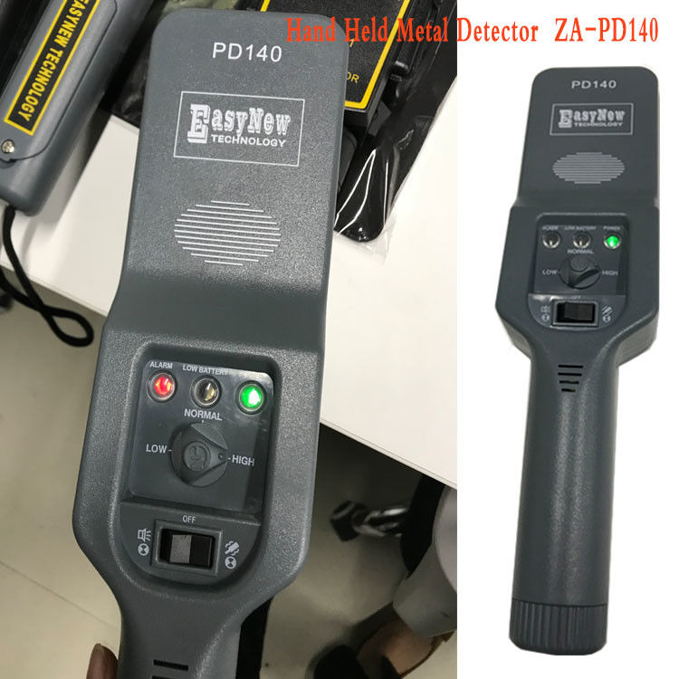 250 MA Electricity Saving Hand Held Metal Detector PD140 With External Rechargeable Socket Hole