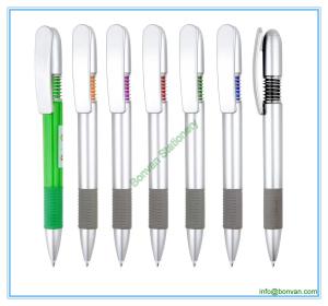 Quality ball pen retractable,clip can be printed wholesale