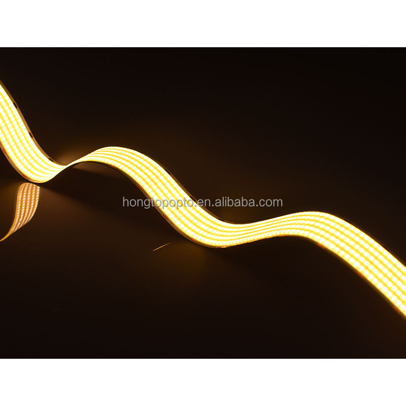 Flexible Bendable Lighting 1600leds DC24v COB Strip Light Super Wide and Super Bright