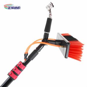 Quality 12ft Extended Handle Cleaning Brush Aluminum Telescopic Sweeping Brush wholesale