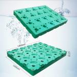 HDPE 5 Gallon Water Bottle Pallet Blue Polypropylene Pallet 54x44"