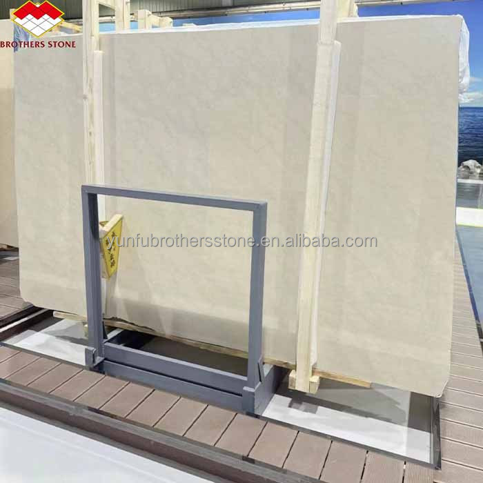 Freestanding Modern Indoor Royal Botticino Marble Decor Cream Shanna Beige Marble for Fireplace Tabletop Surround