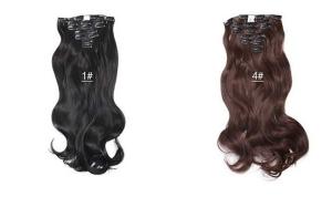 Quality Colorful 20'' Heat Resistant Synthetic Hair Extensions Body Wave No Shedding wholesale