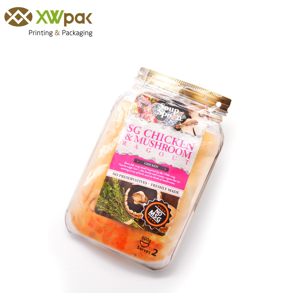 Special shape Stand Up Pouches Vertical Corners Snack Packaging FDA Approved