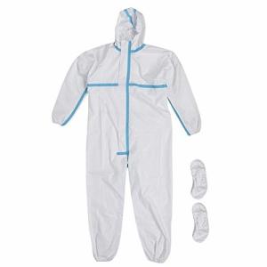 Quality Non Sterile Disposable Isolation Gown , White Color Disposable Protective Suit wholesale