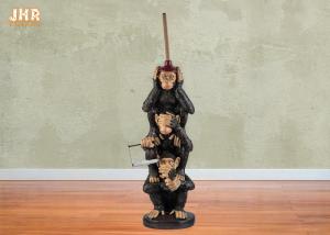 Quality Toilet Paper Holder Antique Polyresin Statue Figurine Decorative Resin Monkey Sculpture wholesale