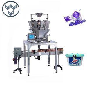 Quality Laundry Pods Counting Can Box Filling Packaging Machine Automatically wholesale