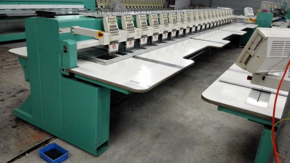 20 Heads 9 Needles Used Tajima Embroidery Machine STKN-920 Product in 2005
