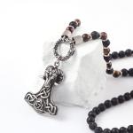 Halloween Punk Ram Casting Fashion Pendant Trendy Explosive Beaded Necklace