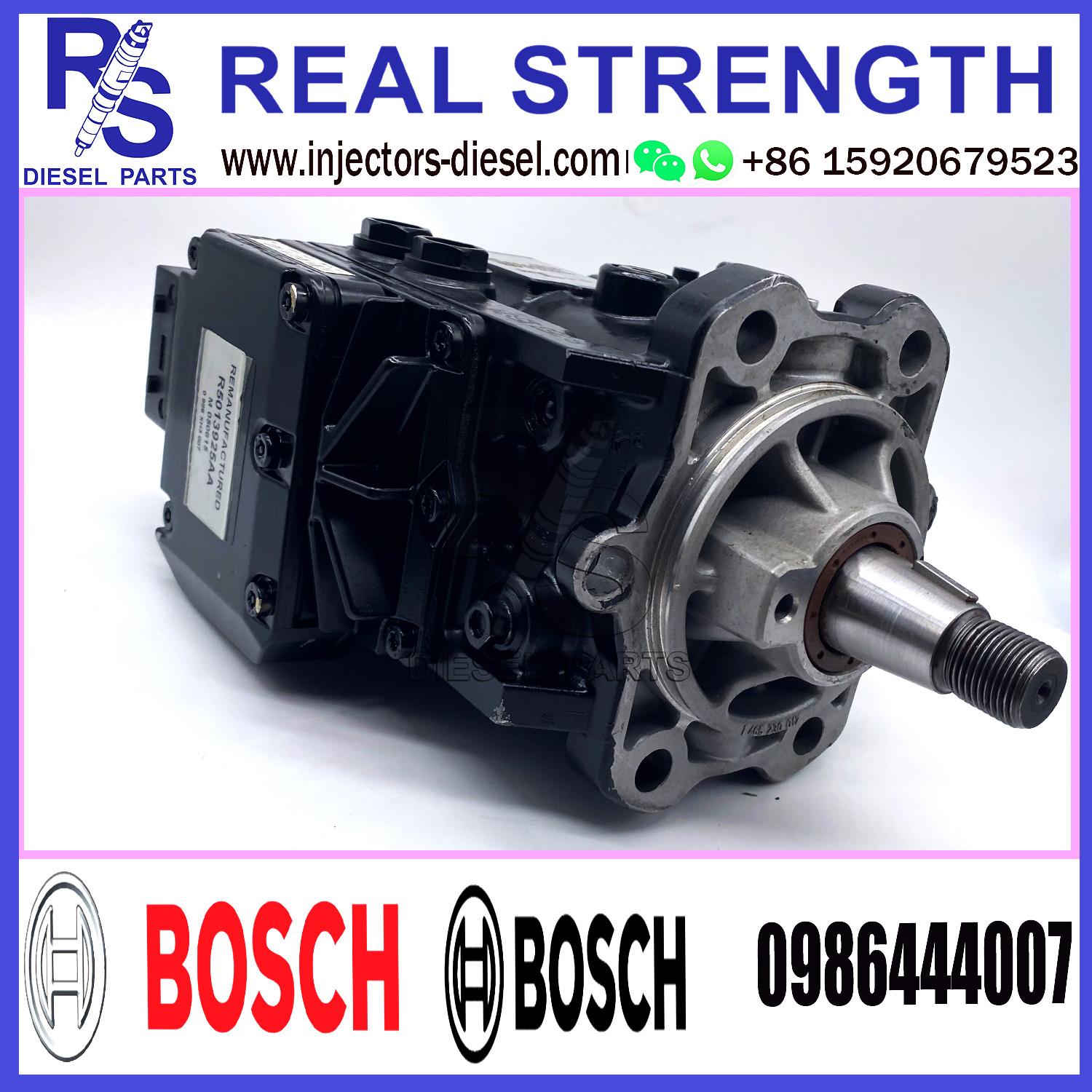 DODGE VP44 Bosch Fuel Injector Pump R5013925AA 0986444007 0470506022 0470506027