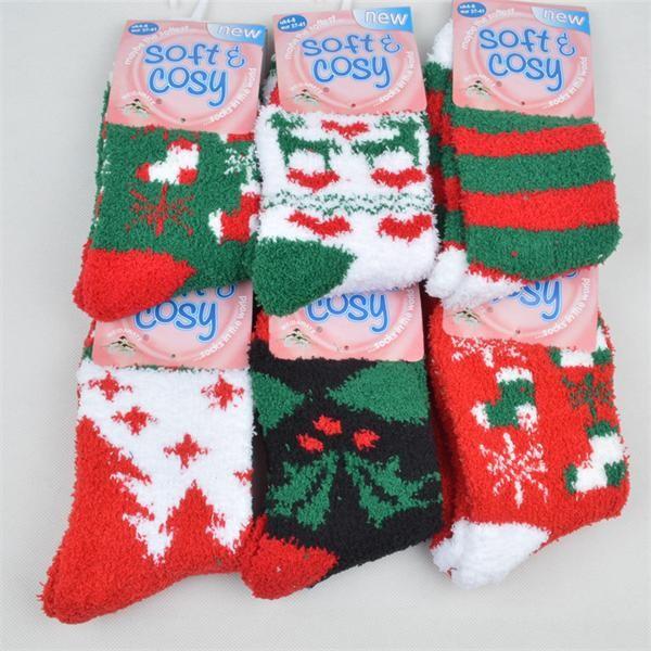 2015 Hot selling colorful jacquard women's coral fleece promotional socks in