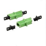 Green Fiber Optic Adapter , E2000 Adapter Good Changeability High Wear Proof