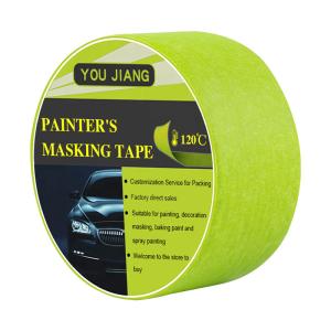 Quality High Temperature Automotive Painters Masking Tape UV Resistant Crepe Paper No Residue wholesale