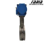 4 Inch 3 Inch Pneumatic Clamp Butterfly Valve Stainless Steel Body