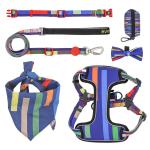 Custom Colors Dog Harness Logo Reflective Reversible Luxury Pet Collars Harness