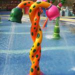 Colorful Fiberglass Spray Water Equipment For Children / Kids Customized