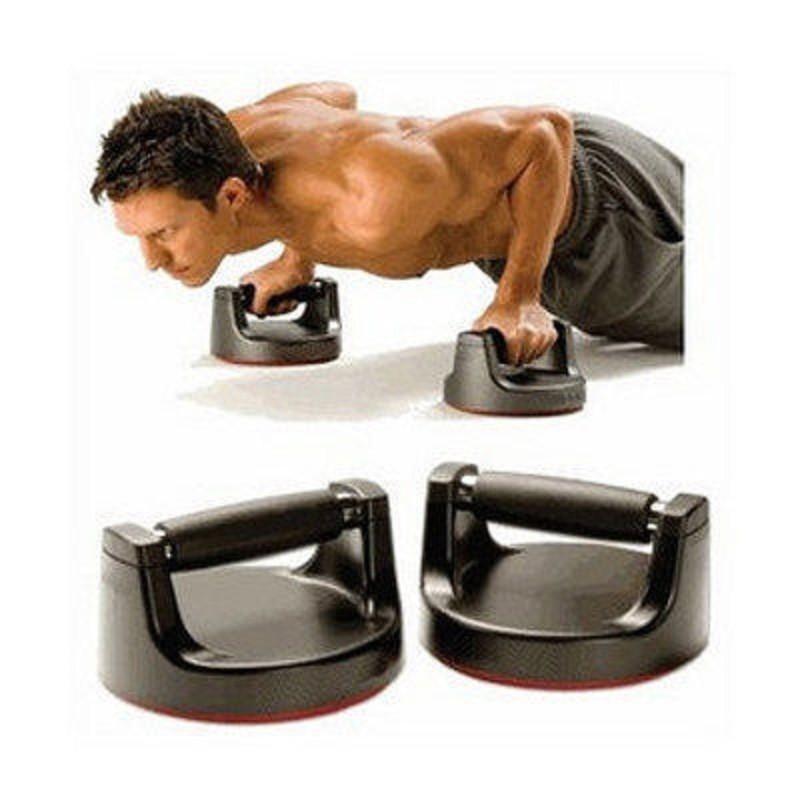 Custom Logo Pp And Rubber Push Up Bar Rotating Push Up Handles