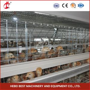 Quality Silver Hot Galvanized Broiler Chicken Cage For Raising Chickens Adela wholesale