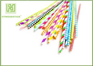 Quality Unique Party Decorations Party Paper Straws Biodegradable 50pcs / Bag wholesale