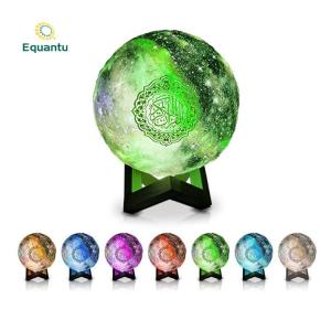 Quality 3D Printing Colorful Light Led Moon Lamp Quran Speaker wholesale