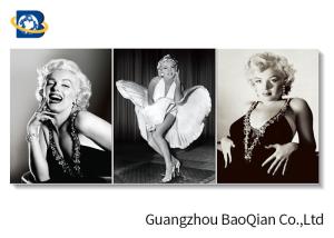Quality Marilyn Monroe Movie Star Poster For Home Wall Decoration , 3d Flipped Picture wholesale