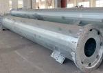Q460 Steel Hot Dip Galvanized 110kv Polygonal Pole
