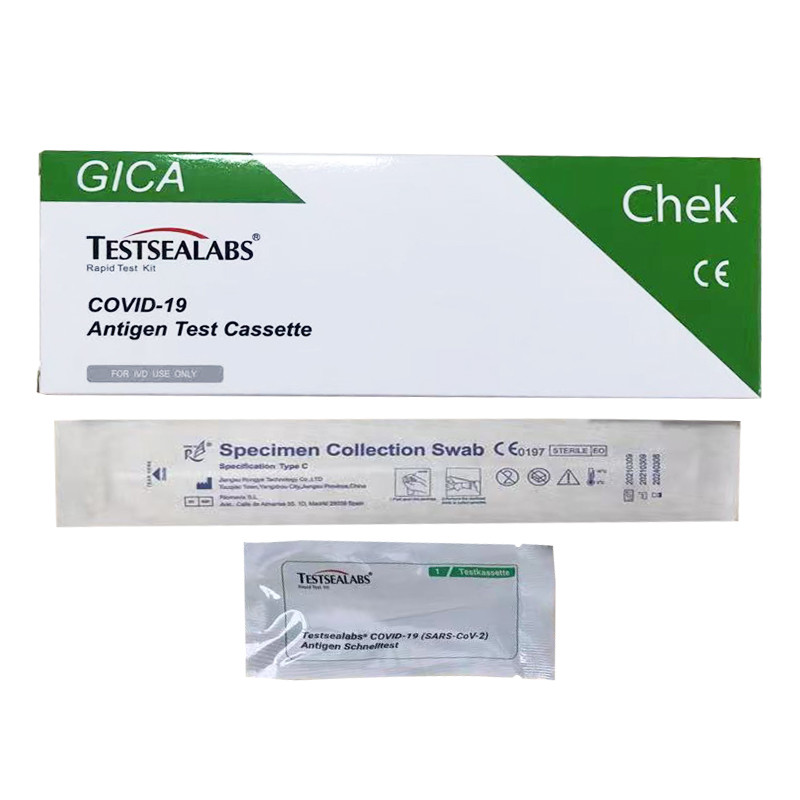 ISO13485 Colloidal Gold Antigen Test Cassette 15 Minutes / Time