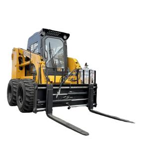 Quality Hydraulic Control System Minicargador Skid Steer Diesel Loader 1050kg for Moving Type wholesale