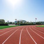 Stadium Sandwich System Running Track EPDM Rubber Flooring Surface