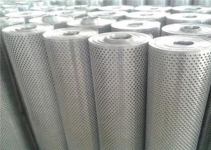 Quality Silver Aluminium Sheet With Holes , Customized Size Perforated Aluminum Plate wholesale