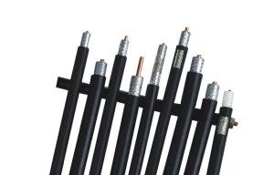 Quality Low Loss 100 Coaxial Cable with PVC Jacket, Flexible Braiding 50 Ohm Cable for WLL, GPS wholesale