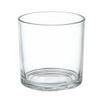 Glass Collar Manufacture Creative Unique 8oz 14oz Candle Jars with Gold Lids