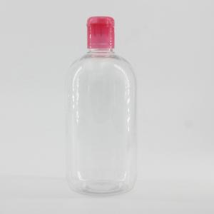 Quality 500ml 17.6fl.Oz PET Cosmetic Bottle for makeup remover wholesale