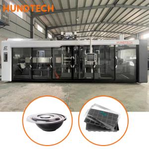 Quality 120mm Depth Industrial Thermoforming Machine For Instant Noodle Bowl Lids Making wholesale