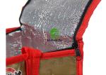Insulation Film Heavy Duty Lunch Box Cooler , Thermal Heated Food Delivery Bags