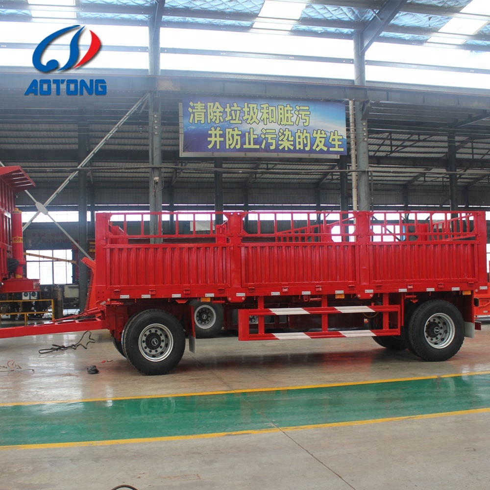 Draw bar farm tractor truck full trailers for Trailer Manufacture 7000*2500*1500 mm