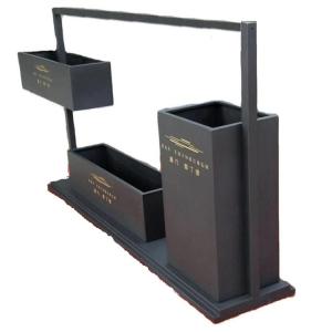 Quality Factory Directly production large 3 tier garden metal planter box square wholesale