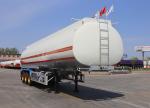 30000L-50000L Liters Aluminum Alloy Tanker Trailer For Fuel And Oil Transportati