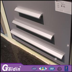 Quality wardrobe interior anodized foggy siver aluminum furniture handle wholesale