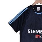 Real Madrid 2003 Retro Away Fan Edition Jersey Galactico Classic Blue and Black