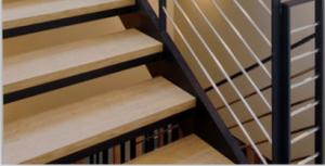 Quality natural unfinished white oak solid wood stair tread wholesale