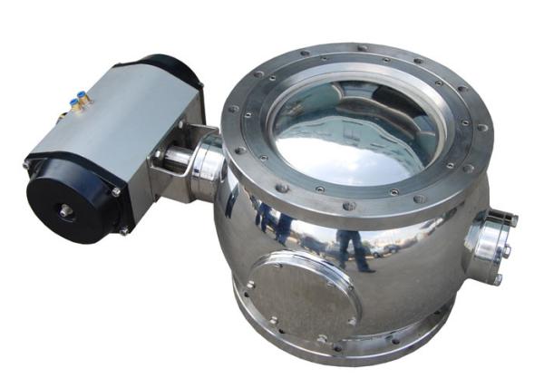 Acid Resistant Dome Valve / Wafer Sphere Valve / Powder Valve With Mild Steel